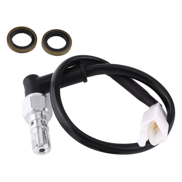 Universal Motorcykel Hydraulisk Broms Tryck Bakljus Switch Ihålig Bult (M10*1.25MM)