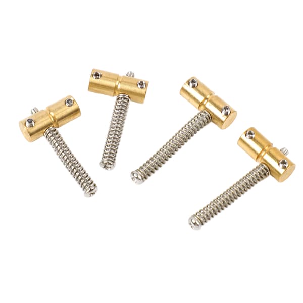 4 st gitarrstall sadel mässing 4 strängar sadlar set kit instrumenttillbehör för ersättning