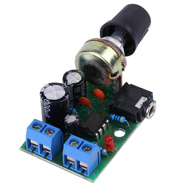 LM386 Super Mini Forsterkerkort 3V 12V Effektforsterker
