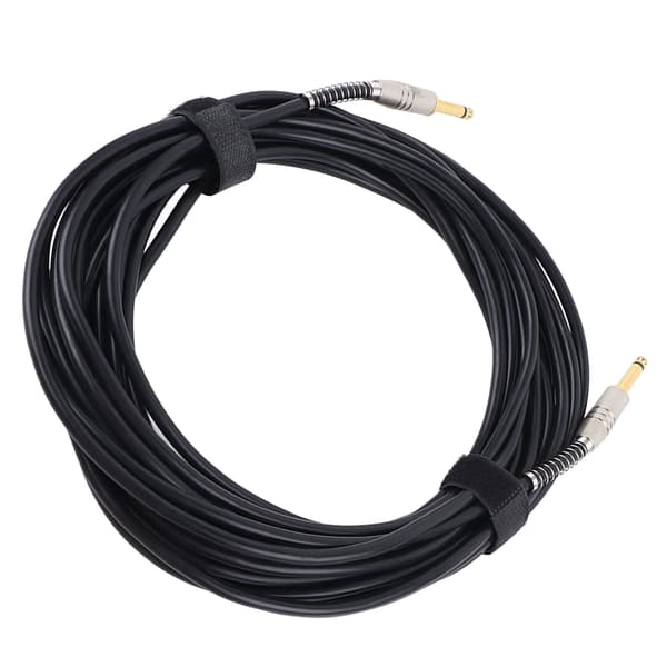 6,35 mm instrumentkabel brusreducering ljudenhetsanslutningskabel för elgitarr bas högtalare