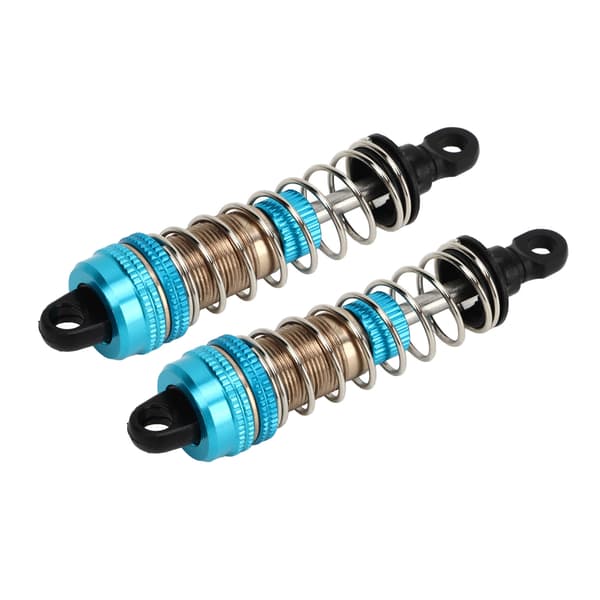 2 STK 76 mm RC Bil Hydraulisk Støddæmper Aluminiumlegering Oliedæmper til SCY 16101 16102 16103 16201 1/16 Skala Blå