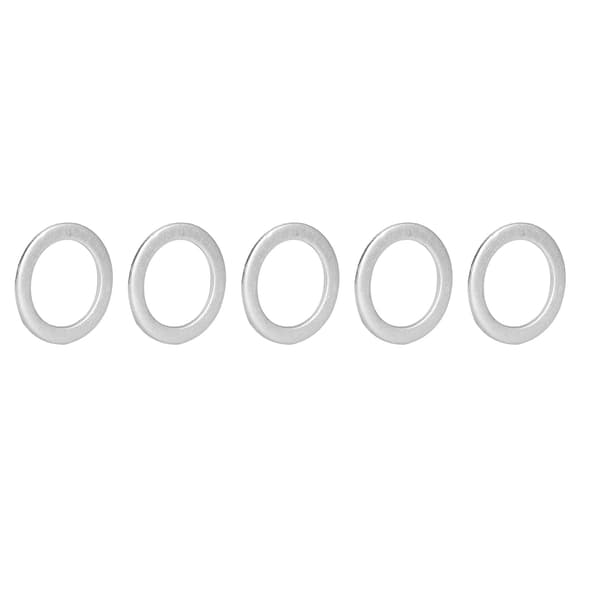 120 st platta brickor i rostfritt stål, 8 mm innerdiameter, 11 mm ytterdiameter, underhållstillbehör