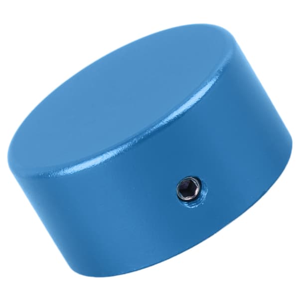 Pedal Footswitch Topper Aluminium Elgitarr Spikskydd Effektpedal Fotnagellock Blå
