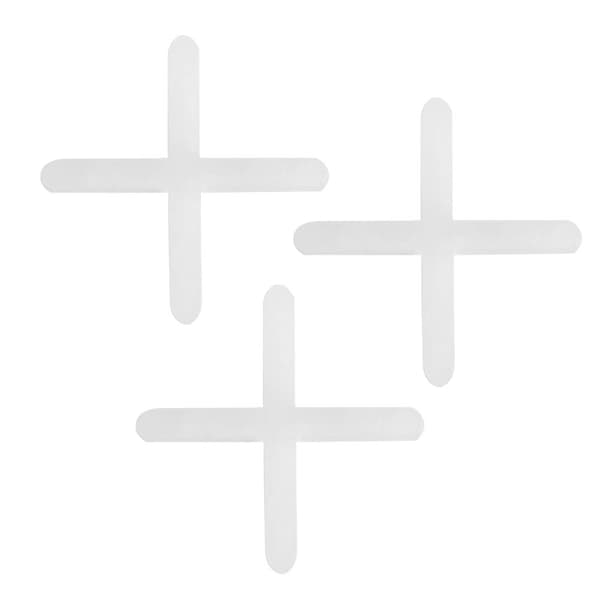2500 stk. keramisk flislegger plastflisavstandsstykke rørlegger gjenbrukbart nivelleringssystem 1mm/1.5mm