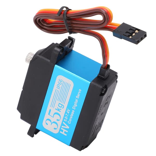 HOBBYFANS 35KG Rustfrit Stål RC Digital Servo Vandtæt til 1 10 RC Bil Båd Robot