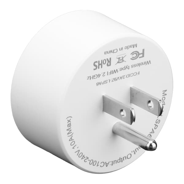 Smartplugg WiFi-uttak med timerfunksjon for husholdning og industri, US-plugg 100-240V