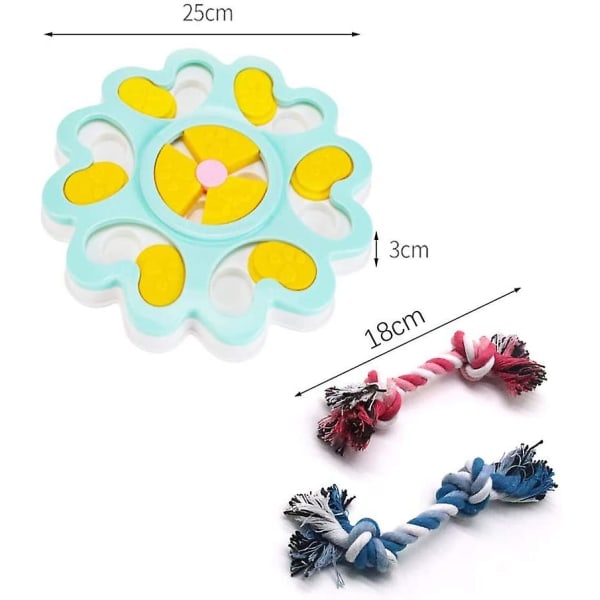 1 hundleksak för tristess Interaktiv valpgodisdispenser 1 hundtuggleksak 18 cm hundtuggleksak