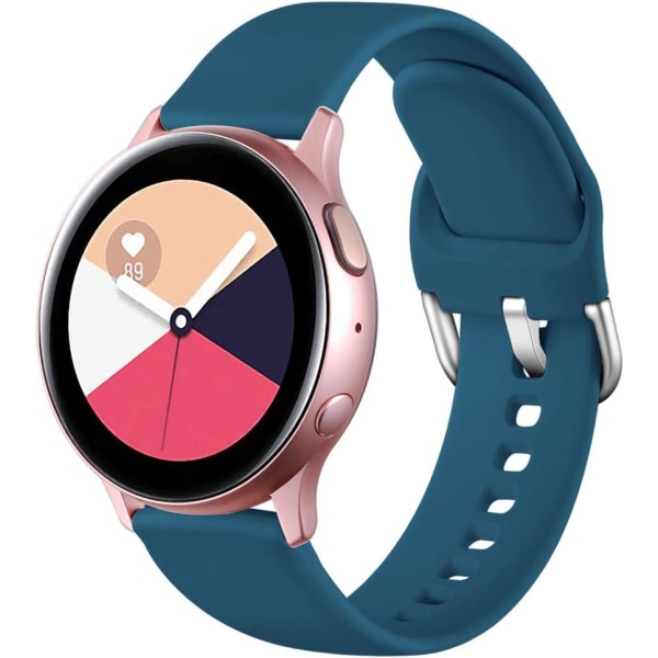 Samsung Galaxy Watch Active / Active2 40mm / 44mm, 20mm pehmeä silikonivaihtohihnat yhteensopiva Samsung Galaxy Watch 42 kanssa