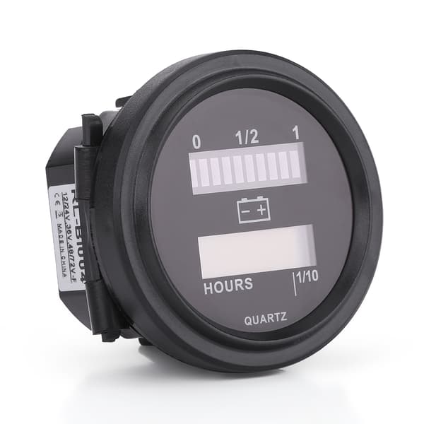 12V/24V/36V/48V/72V LED Digital Batteriindikator med Timetæller til Golfvogn
