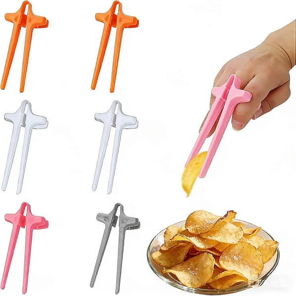 6 stk. snackspisepinner, fingerpinner for snacks – gaver til spillere og strømpefyll til tenåringsgutter