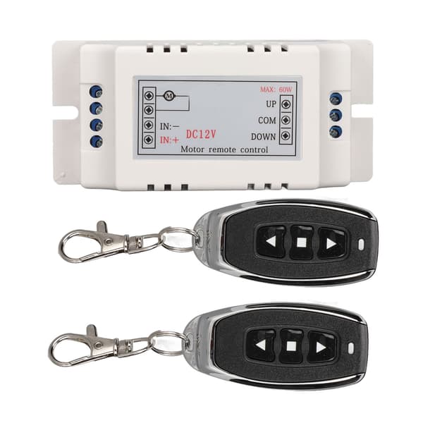 433MHz Trådløs RF Sender Mottaker Relé Fjernkontroll Bryter Kit 12V DC Lys Garasjeport