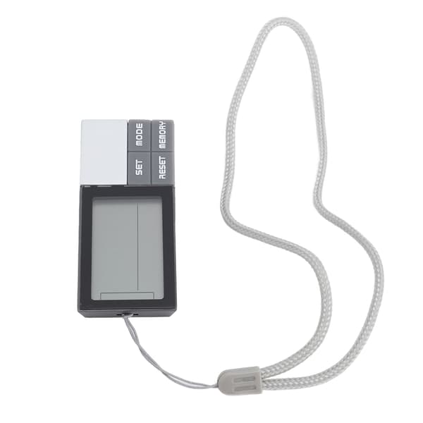 Mini Digital LCD Skridttæller Bærbar 3D Gå-skridttæller