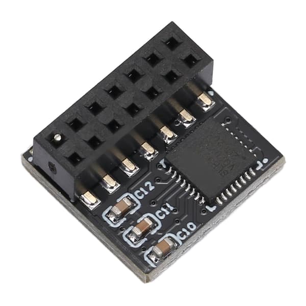 TPM 2.0 Modul SPI Interface 1,5 cm Bred 1,3 cm Dyb 14Pin Høj Sikkerhed til Bundkort DDR4 Hukommelse