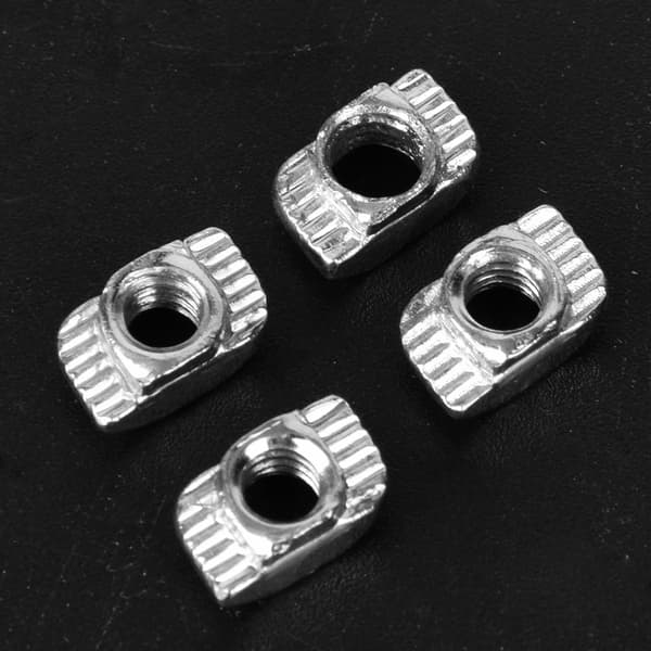 160 stk. T-slot glide møtrik fastgørelseshardware M3 M4 M5 til 2020 aluminiumsprofiler