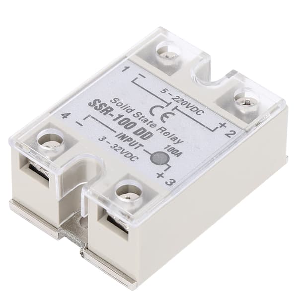 SSR 100DD Solid State Relæ DC 5 220VDC Kontaktløs Kontakt Høj Kvalitet