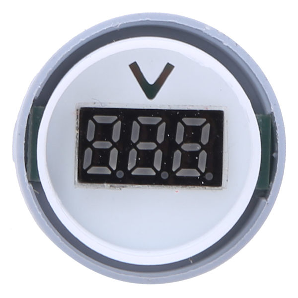 LED Indikatorlys Digitalt Display Voltmeter AC 60V til 500V Spenningsmåler Blå
