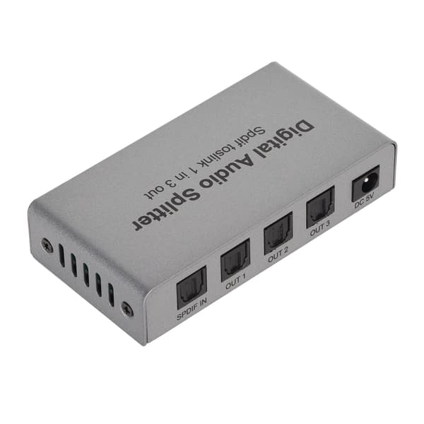 1x3 SPDIF Optisk Splitter LPCM2.0 DTS Dolby AC3 Digital Lyd til Hjemmebiograf DVD CD Afspiller