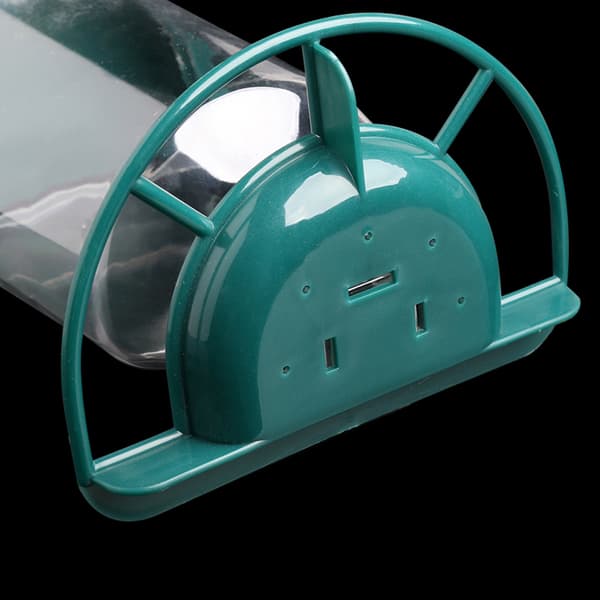 Transparent automatisk fuglefoder med sugekopper