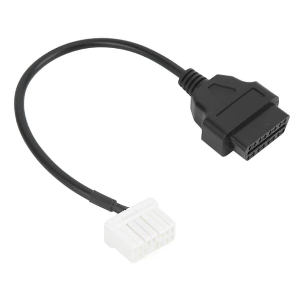 12-pin OBDII han hun-stik diagnostisk konverterkabel erstatning for Tesla Model S X 2012-2015