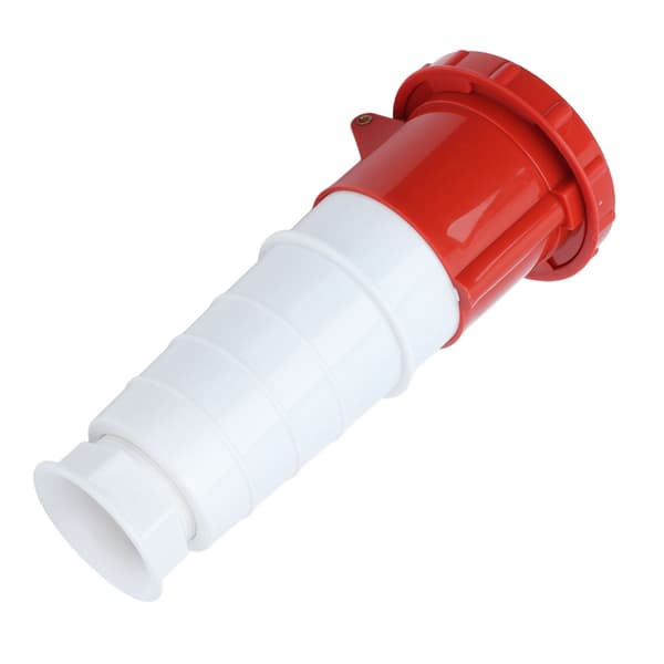 Industriell Aviation Plug Connector 3-fas 63A 3P+E 4-kärnig Vattentät Socket