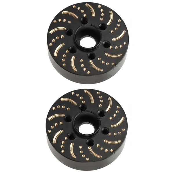 Messinghjulvægte 6-hullers Hex Hub Adapter til 1,9in 2,2in Beadlock Fælgbane 15mm