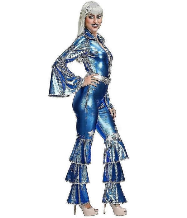 Dame Disco 70'er 60'er Retro Hippie Damekostume M