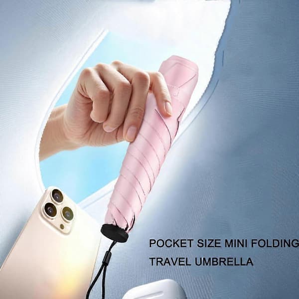 Ultralätt kompakt paraply för allvädersskydd Miniblyertspenna, ultralätt kompakt allvädersparaply E#