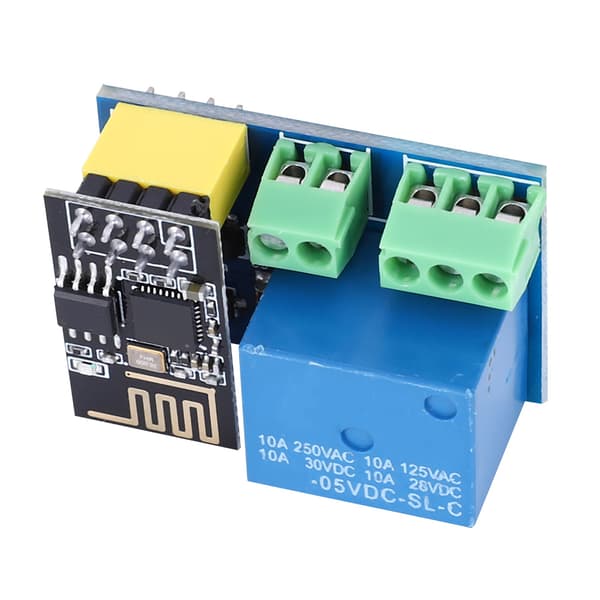 ESP8266 ESP01S Relemoduuli 5V DC Sähköinen Ohjauslaite Lisätarvikkeet