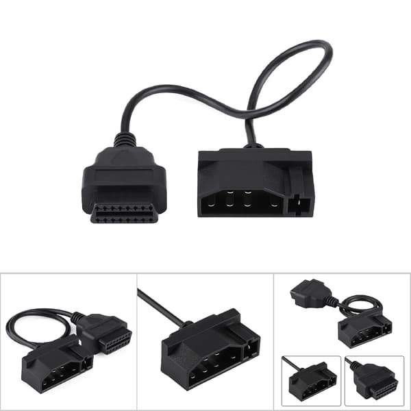 7-pins til 16-pins OBD2 OBDII Adapterkabel for Ford