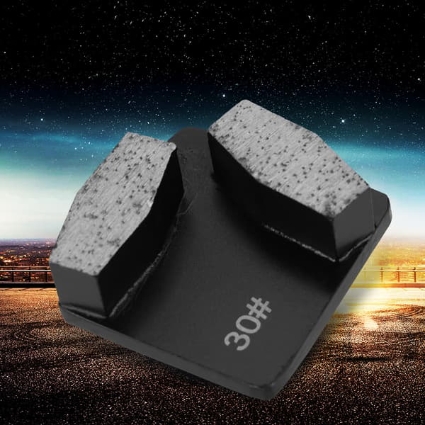 Grit 30 Medium Bond Trapezoid Diamant Betonslibepude Slibeskive til Gulvsliber