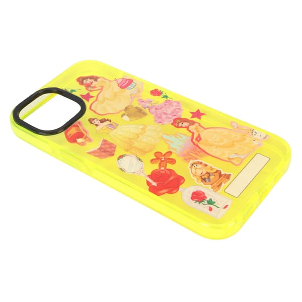 2ST iPhone 14 TPU Støtsikkert Deksel Tegneseriemønster Gul