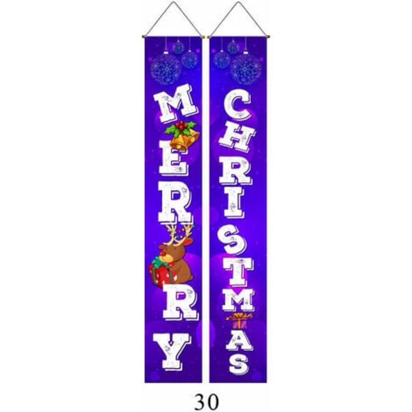 Hyvää joulua bannerit, joulukoristeet ulkokäyttöön sisätiloihin kotiin uudenvuoden tervetuliaiskyltti,D LYCXAMES