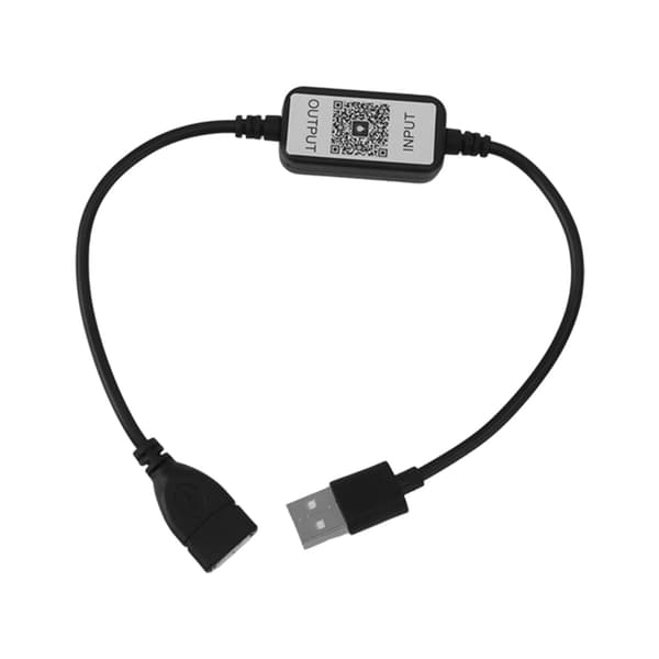 Bluetooth USB lysdæmper IP44 Smart enkeltfarvet lysbåndcontroller lysdæmper trådløs 433HZ controller lysdæmper sort