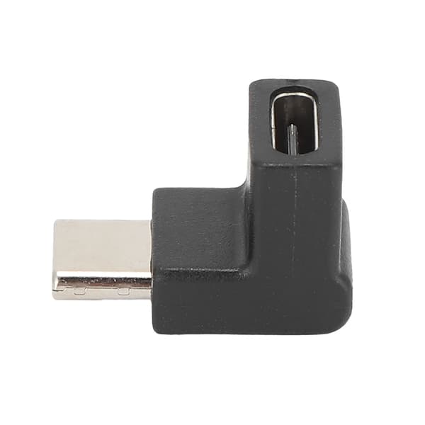 Vertikal Armbåge Typ C Hane till Hona USB 3.1 Adapter för Telefoner Surfplattor Bärbara datorer