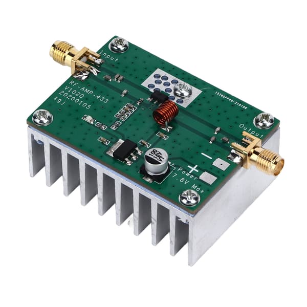 Effektförstärkarkort Högfrekvent RF 433MHz 8W Digital Modul Elektronisk Komponent