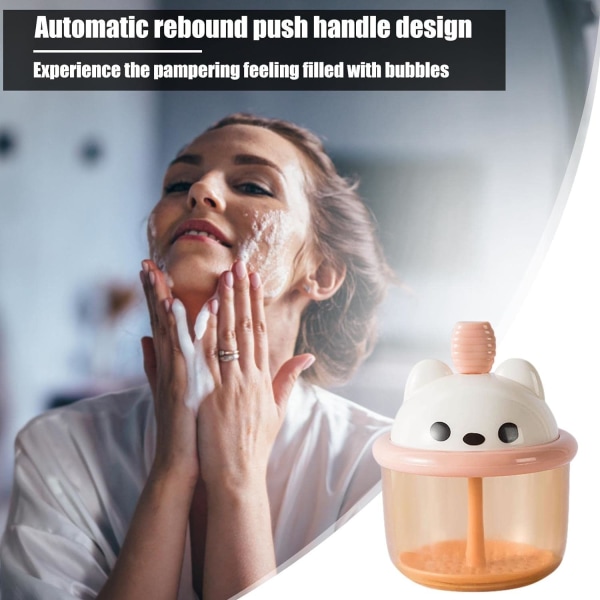 Skin Care Marshmallow Whip Maker - Rich Foam Maker for Face Care Whip, Söt skumkopp för hudrengöring