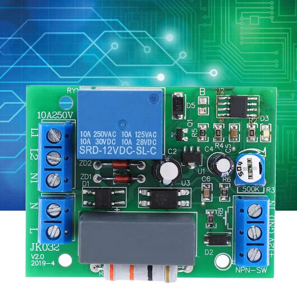 220V AC Trigger Forsinkelsesbryter Timer Relémodul JK032-30M