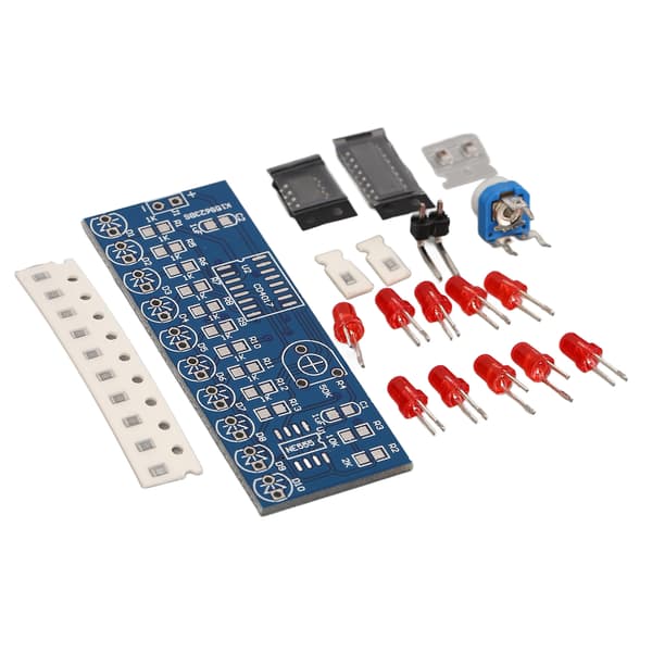Vannstrømmende lys LED-modul Driver DIY Kit Elektronisk kretskort NE555 CD4017