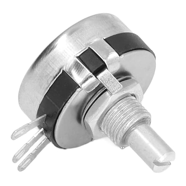 20 st Potentiometer Sortimentskit Enkelvarv Kolfilm Rotationspotentiometer WTH118 2W 10K