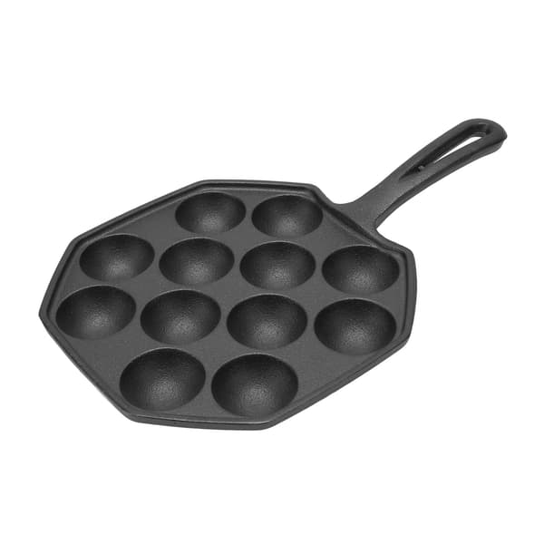 Blækspruttefrikadeller Stegepande 12 Gitre Takoyaki Non-Stick Støbejern