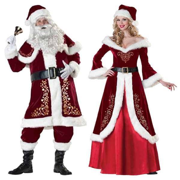 Julemands Kostume Tilbehør Kvinder Størrelse L Julefrokost Cosplay