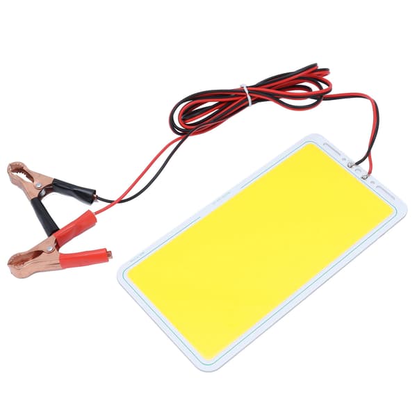 COB LED Panel Lys Clip DC12V 70W Integrert Lampe Utendørs Camping Telt Varm Hvit