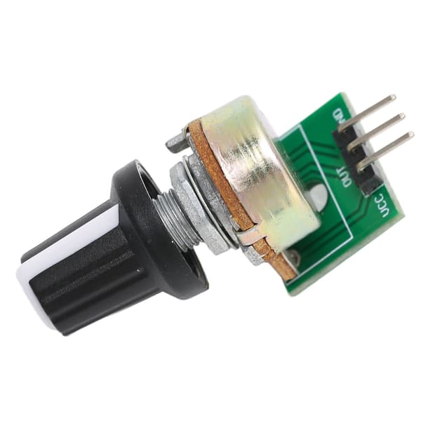 10K Potentiometer Modul Justerbart Motstånd Enkelvarvs Rotationsmodul Analog Utgång 0‑5V