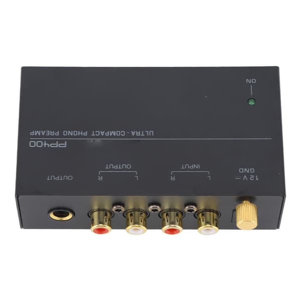 PP400 Ultrakompakt Phono-forforsterker for platespillere 100-240V US-plugg
