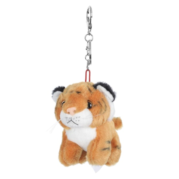 1st Tiger Doll DIY hänge Liten Tiger Doll Nyckelring Väska DIY Hängande dekor Orange