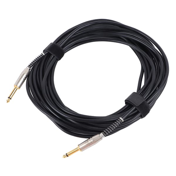 6,35 mm instrumentkabel brusreducering ljudenhetsanslutningskabel för elgitarr bas högtalare