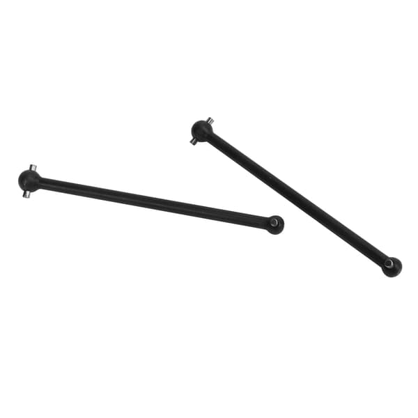 2 stk. 107 mm stål bageste drivaksel Dogbone til ARRMA 1/7 1/8 RC bil udskiftning sort