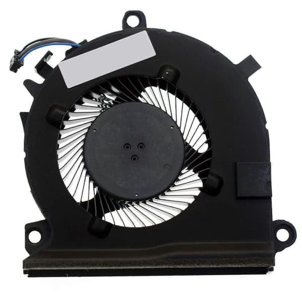 2X Bærbar CPU-køleventilator DFS2000055K0T DC5V 0.5A 4PIN til HP Pavilion Gaming 15-EC L77560-001 Black