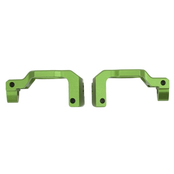 2 st Aluminiumlegering Caster Blocks Hög Hållfasthet Vibrationsreducering för Traxxas 1 10 MAXX2 0 Grön