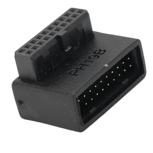USB 3.0 Frontpaneladapter 90 Graders Vinkel 19Pin till 20Pin Header Typ B för PC Moderkort